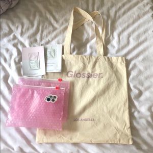 Glossier Tote & Bundle